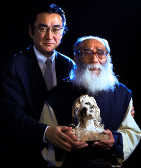 Mr Yasuhiko Sata and Father Noguchi